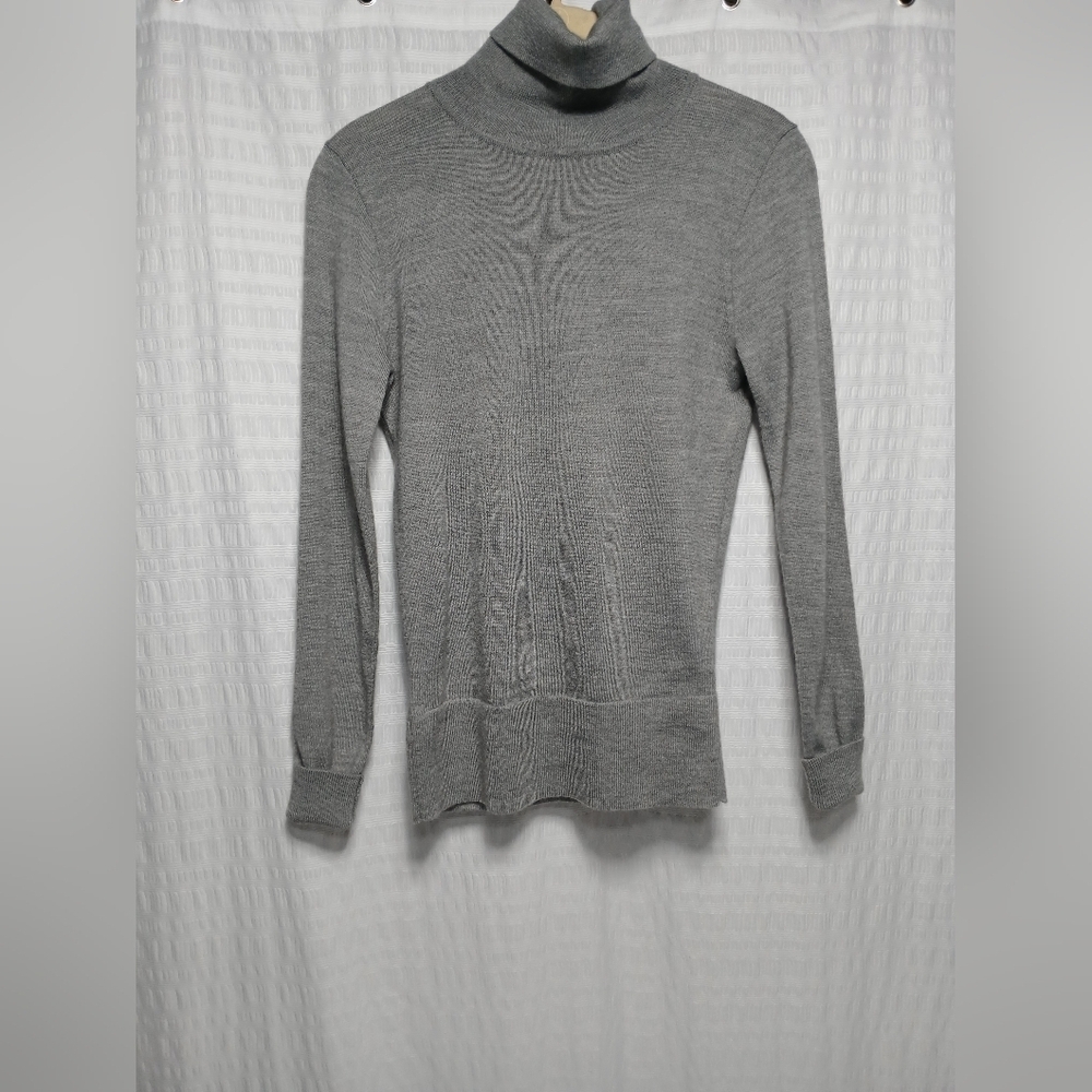 J.Crew Factory Rollneck Merino Wool Blend Pull On Ladies Sweater. Size XS